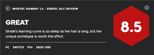 《真人快打11》辛德尔DLC IGN评分8.5：新角色创意优秀 值得一玩