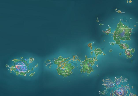 《原神》2.1版本新增地图一览