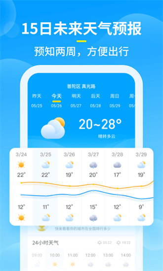 知音天气预报app