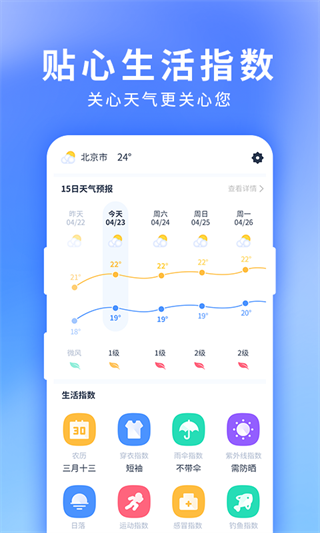 星晴天气app