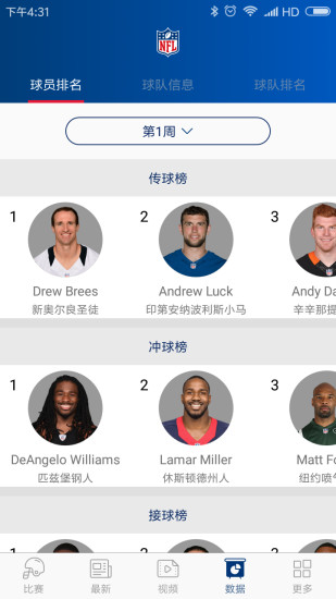 NFL橄榄球