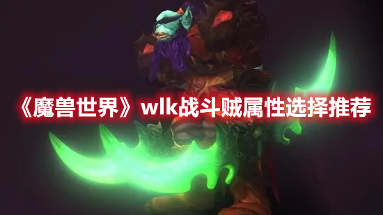 魔兽世界wlk战斗贼属性选择推荐