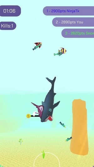 鲨鱼狩猎大作战