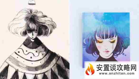 《Gris》制作人公布游戏初版概念设计图 唯美清新