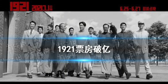 1921票房破亿 2021年票房数据